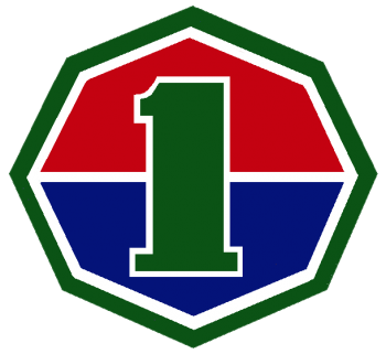 Coat of arms (crest) of the 1st ROK Army, Republic of Korea Army