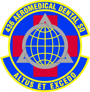 Coat of arms (crest) of 436th Operational Medical Readiness Squadron, US Air Force