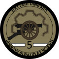 5th Battery (Dinesen Battery), II Combat Capability Battalion, The Danish Artillery Regiment, Danish Army.png