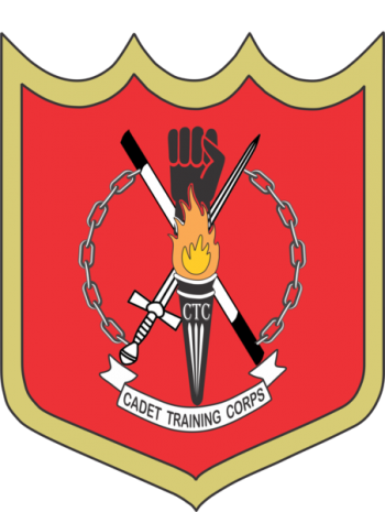 Coat of arms (crest) of the Cadet Training Corps, India