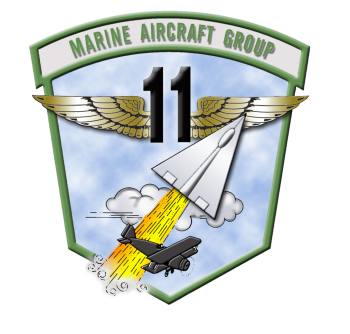 Coat of arms (crest) of Marine Aircraft Group 11, USMC
