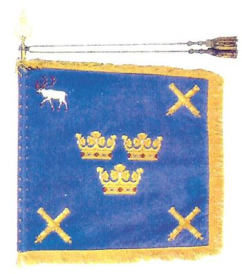 Coat of arms (crest) of 5th Artillery Norrbotten Artillery Corps Standard