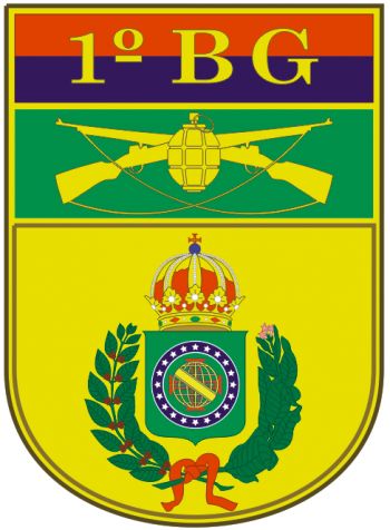 Coat of arms (crest) of the 1st Guards Battalion, Brazilian Army