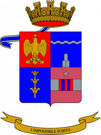 Coat of arms (crest) of the 51st Engineer Battalion, Italian Army