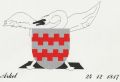 Wapen van Arkel/Coat of arms (crest) of Arkel