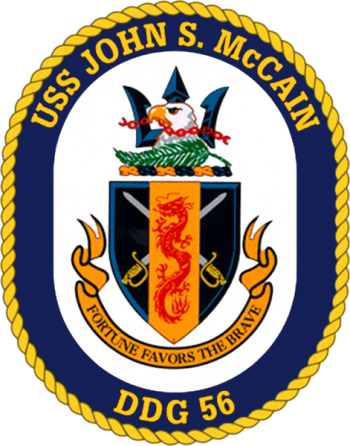 Coat of arms (crest) of Destroyer USS John S. McCain