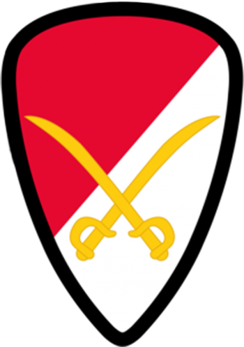 Coat of arms (crest) of 6th Cavalry Brigade, US Army