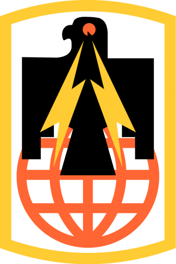 Coat of arms (crest) of 11th Signal Brigade, US Army