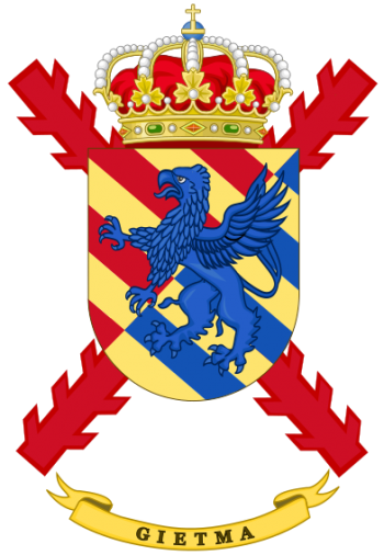 Coat of arms (crest) of the Emergency Intervention and Evironmental Technology Group, Emergency Intervention and Support Regiment, Spain