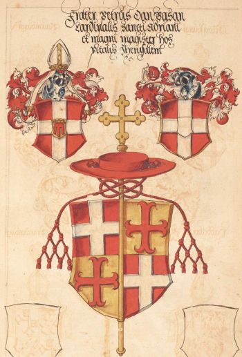 Wappen von Pierre d’Aubusson/Coat of arms (crest) of Pierre d’Aubusson