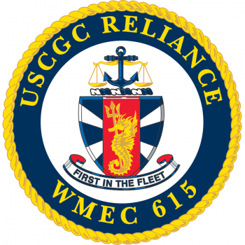 Coat of arms (crest) of USCGC Reliance (WMEC-615)