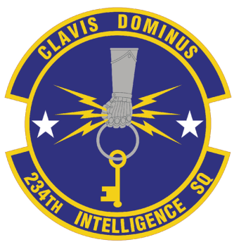 Coat of arms (crest) of the 234th Intelligence Squadron, California Air National Guard