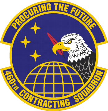 Coat of arms (crest) of the 460th Contracting Squadron, US Air Force
