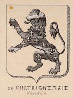 Blason de La Châtaigneraie/Arms (crest) of La Châtaigneraie