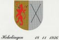 Wapen van Hekelingen/Coat of arms (crest) of Hekelingen