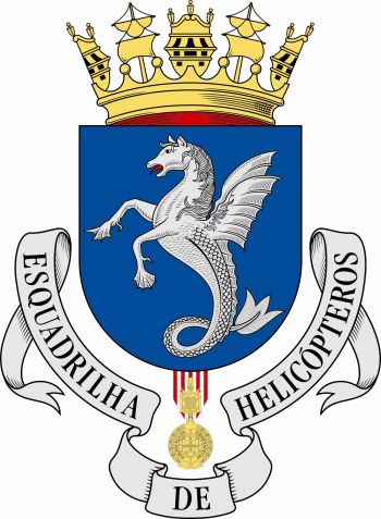 Coat of arms (crest) of the Helicoper Squadron, Portuguese Navy