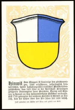 Wappen von/Blason de Hinwil