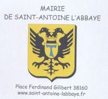 Blason de Saint Antoine l'Abbaye/Arms (crest) of Saint Antoine l'Abbaye