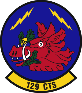 Coat of arms (crest) of the 129th Combat Training Squadron, Georgia Air National Guard