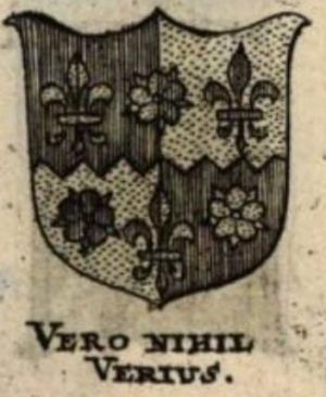 Arms (crest) of Myles Coverdale