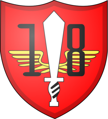 Coat of arms (crest) of the 18th Marine Defense Battalion, USMC