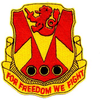 Coat of arms (crest) of the 462nd Parachute Field Artillery Battalion, US Army