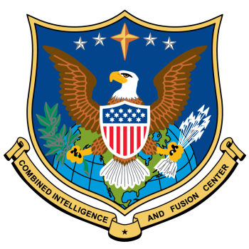 Coat of arms (crest) of the Air Force Combined Intelligence and Fusion Center, US Air Force