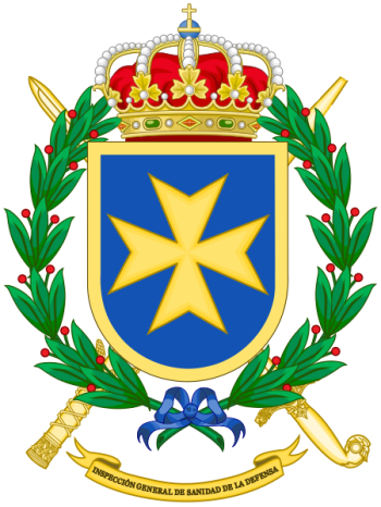 Coat of arms (crest) of the Defence Medical General-Inspection, Spain