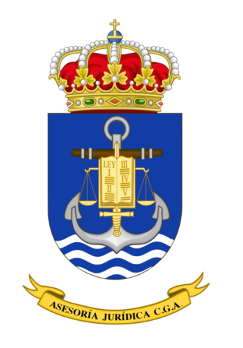 Coat of arms (crest) of the Legal Services of the General Staff of the Navy, Spanish Navy