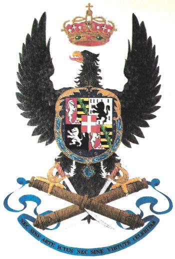 Coat of arms (crest) of the 2nd Fast Artillery Regiment Principe Emanuele Filiberto Testa di Ferro, Italian Army