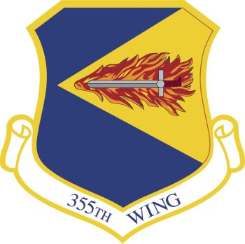 Coat of arms (crest) of the 355th Wing, US Air Force
