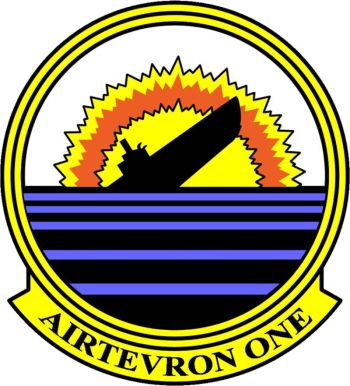 Coat of arms (crest) of the Air Test and Evaluation Squadron 1 (VX-1) Pioneers, US Navy