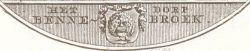 Wapen van Bennebroek/Arms (crest) of Bennebroek