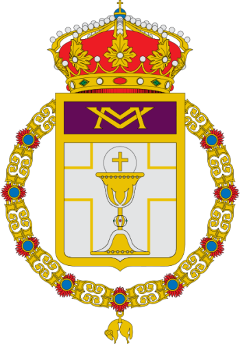 Coat of arms (crest) of Cofradía de Minerva y Vera Cruz con Toisón de Oro