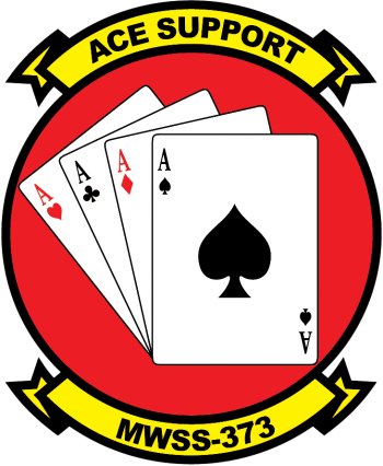 Coat of arms (crest) of MWSS-373 Ace Support, USMC