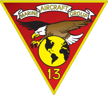 Coat of arms (crest) of the Marine Aircraft Group 13, USMC