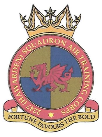 Coat of arms (crest) of the No 2247 (Hawarden) Squadron, Air Training Corps