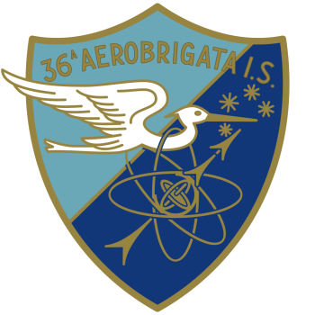 Coat of arms (crest) of the 36th Strategic Interdiction Aerial Brigade, Italian Air Force