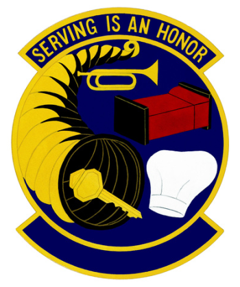 Coat of arms (crest) of 4th Services Squadron, US Air Force