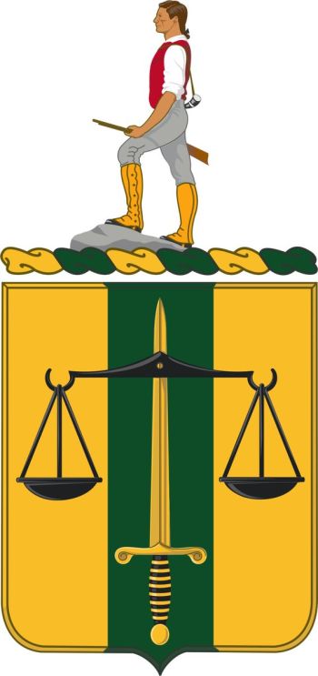 Coat of arms (crest) of 724th Military Police Battalion, US Army