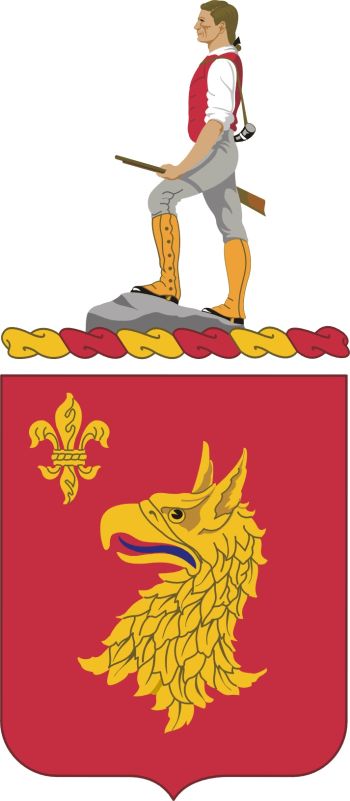 Coat of arms (crest) of 84th Regiment, US Army