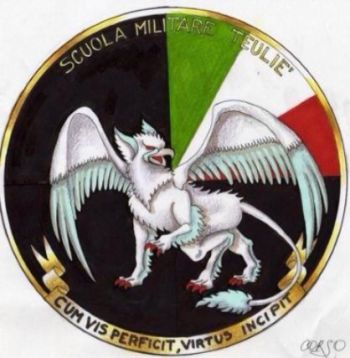 Coat of arms (crest) of the Course Grecchi I 2012-2015, Military School Teulié, Italian Army