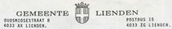 Wapen van Lienden/Arms (crest) of Lienden