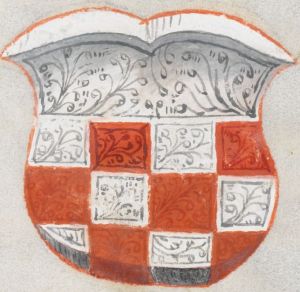 Arms (crest) of Gotthard Giel von Glattburg