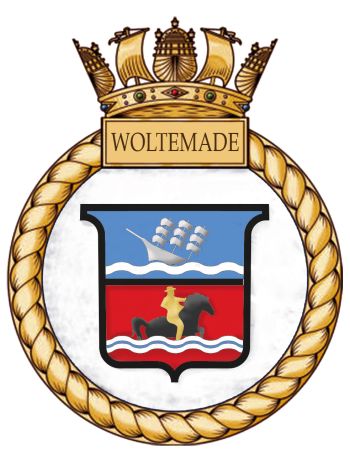 Coat of arms (crest) of the Training Ship Woltemade, South African Sea Cadets