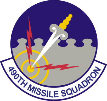 Coat of arms (crest) of the 490th Missile Squadron, US Air Force