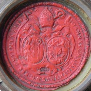 Seal of Johann Christoph von Liechtenstein-Kastelkorn