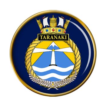 Coat of arms (crest) of the HMNZS Taranaki. RNZN