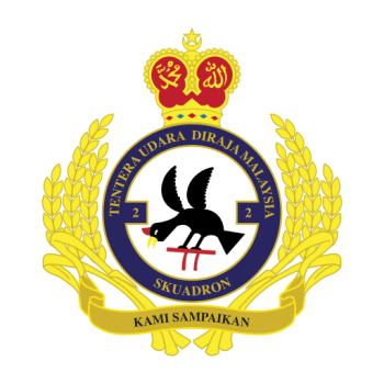 Coat of arms (crest) of the No 2 Squadron, Royal Malaysian Air Force