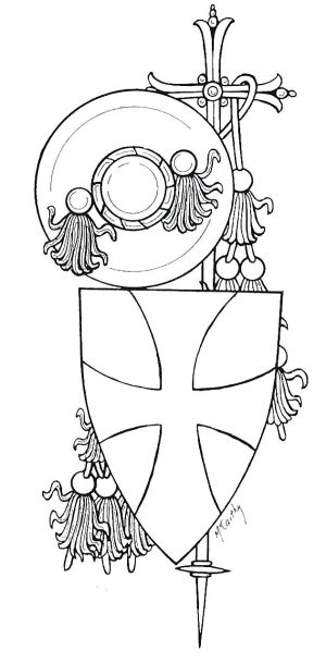 Arms (crest) of Jean-Raymond de Comminges